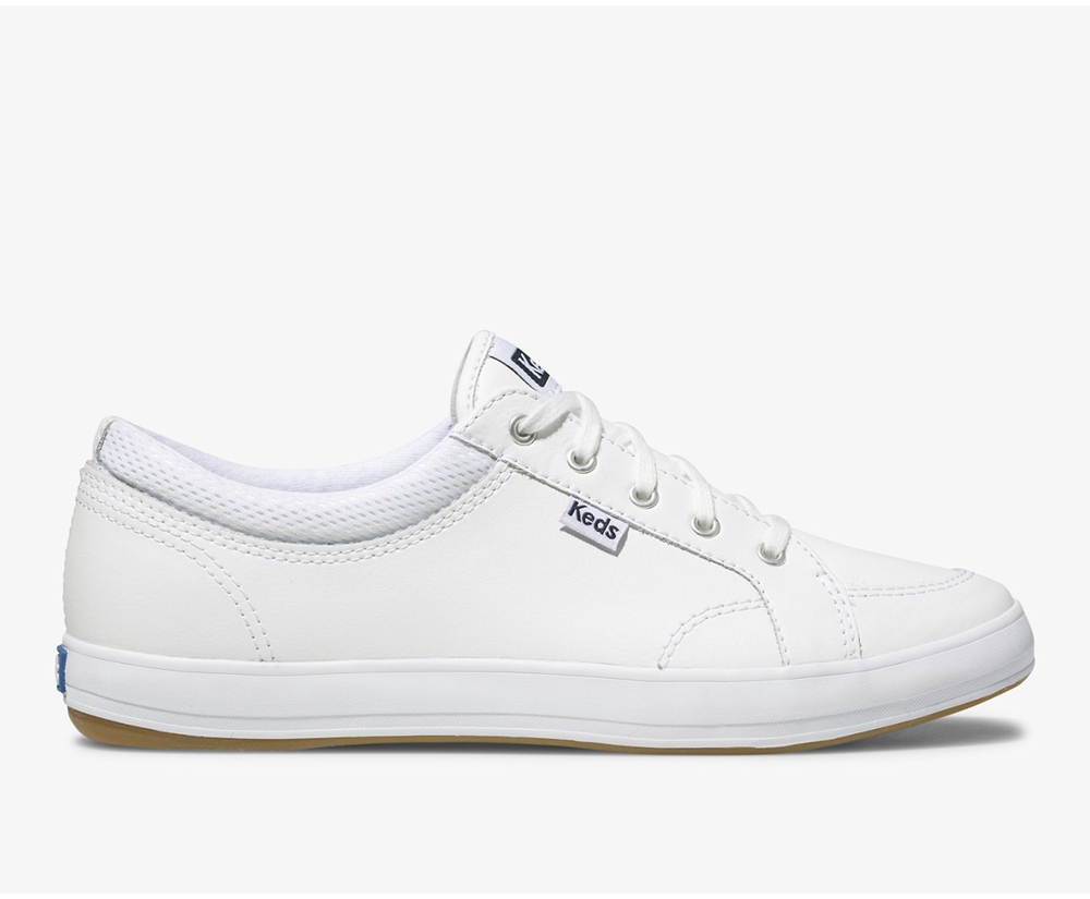 Keds Sneaker Damen Weiß - Center Leder - RTF-624530